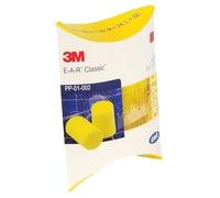 3M Ear Classic Foam Ear Plugs PP-01-002 | SNR 28dB Noise Reduction | Hygienic Pillow Pack | Factory Sealed | Pack Options: 10 or 20 Pairs (Yellow, 10 Pairs)