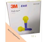 3M EAR EX-01-021 Push-in Uncorded Ear Plugs (BOX-100 Pairs)