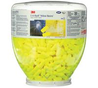 3M E-A-R E-A-Rsoft Yellow Neons Earplugs, 36 dB, Refill Bottle, 500 Pairs/Bottle, PD-01-002