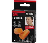 3M Ear Plugs Orange 1100C4 4 Pairs