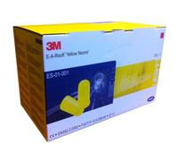 3M ES-01-001 E-A-Rsoft Yellow Neon Ear Plug, Pack of 250