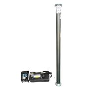 3M Extension 1m Retraction 12v Power Supply Or Manual Lift Telescopic Mast Camera And Minivan Lighting Mounting Pole Hand Crank Telescopic Mast