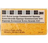 3M Extra Large Commercial Sponge - Durable, Highly Absorbent Cleaning Sponge for Heavy-Duty Tasks - Pack of 5