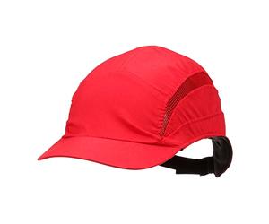 3M First Base 3 Bump Cap 2030616, Classic, Red Reduced Peak, 55mm