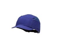 3M First Base + Bump Cap / Safety Cap, EN812 Protection, Royal Blue, Reduced Peak (55mm)