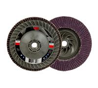 3M Flap Disc 769F, 40+ YF-Weight, T29 Quick Change, 5 in x 5/8 in-11