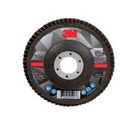 3M Flap Disc 769F, T27, High Performance Abrasive, Ceramic Precision-Shaped Grain, 40+, 4 1/2 in x 7/8 in 10 Count(Pack of 1)