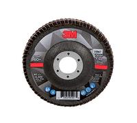 3M Flap Disc 769F, Type 29, 60+, 4.5 in x 7/8 in, High Performance Abrasive, Ceramic Precision-Shaped Grain Grinding and Finishing Disc, Carbon Steel, Stainless Steel