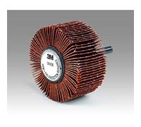 3M Flap Wheel Type 83 747D, Shaft Attachment, Ceramic Grain, 3" Diameter, 1" Width, P120 Grit, 20000 rpm (Pack of 10)