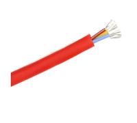 3m Flexible Silicone Rubber Cable22 20 18 17 15 13 11 10AWG Insulated Copper Soft High Temperature Wire(4 Cores Red 3m,20AWG)