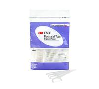 3M Floss and Toss Disposable Dental Floss Picks Floss and Toothpick in One Pack of 30