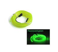 (3M, fluorescent green) 12V For Audi Q5 A4 A3 A6 Bmw E90 E60 F30 E39 Ambient Light Car Decoration