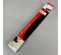 3M Foam Wrist Rest Compact w/ Antimicrobial Product Protection 18" Black WR209MB