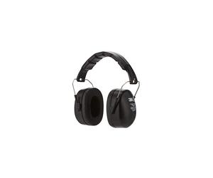 3M Foldable Earmuff 90563EC1 Ear Defender with Soft Cushions, Adjustable Headband, Noise Reduction up to 30.4 dB, 94-105 dB, Black