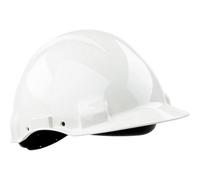 3M G3001C White Unvented Short-Peak Slip-Ratchet Safety Helmet 3M0465