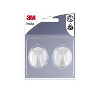 3M Ganci Permanenti Adesivi, Polyester, White