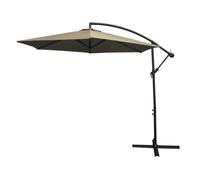 3M Garden Cantilever Umbrella Banana Shade w/ Crank,Hanging Patio Parasol