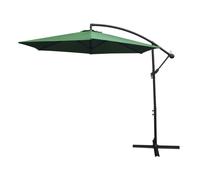 3m Garden Cantilever Umbrella Shade Patio Parasol Hanging Banana Crank Outdoor