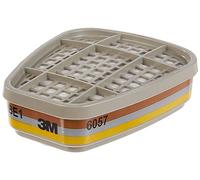 3M 6057-ABE1 Gas and Vapour Cartridges/Filters, Pack of 2