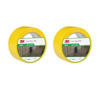 3M General Purpose Vinyl Tape 764i, 50 mm x 33 m, Yellow (Pack of 2)
