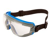 3M Goggle Gear 500 Safety Goggles Anti-Fog Coating Blue Grey GG501NSGAF-BLU