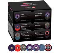 3M Grind Less Weld More Promo Kit, 67115, 4-1/2 in Discs, 16 Piece Welding Kit for Cutting, Grinding, Blending, Finishing, Rust Removal, Deburring