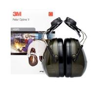 3M H520P3E-410-Gq 3M Peltor Optime Ear Muff Helmet Ii Attachment Green