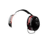 3M PELTOR Optime III Earmuffs, 35 dB, Black/Red, Neckband, H540B-412-SV