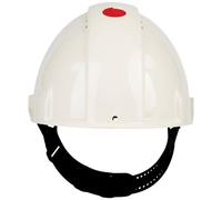 3M Hard Hat, Uvicator, Pinlock, Ventilated, Leather Sweatband, White, G3000DUV-VI