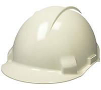 3M Hard Hat, Uvicator, Ratchet, Dielectric 440v, White, G3001NUV-VI