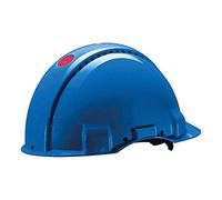 3M Hard Hat, Uvicator, Ratchet, Ventilated, Blue, G3000NUV-BB
