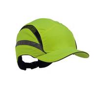 3M Bump Cap First Base 3 2021866, Classic High Visibility, Yellow Reduced Peak 55mm