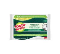 Scotch-Brite Heavy Duty Scrub Sponges: 3-pack (Yellow and Green) / 3-pack