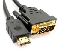 3m HDMI Male To DVI D/DVI I Plug Cable Lead Digital Monitor Laptop TV PC 1080P