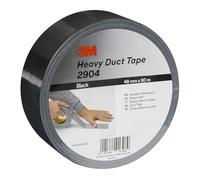 3M Heavy Duty Duct Tape 2904, Highly Conformable, Strong Gaffa tape, 48 mm x 50 m, Black, 1 Roll