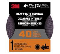 3M Heavy Duty Removal 4.5 inch Flap Disc, 40 grit, 1 Pack