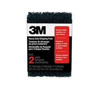 3M Heavy Duty Stripping Pads, 2 Count, 3-3/4 in x 6 in, Tough & Durable, Removes Paint, Varnish, Wallpaper Paste & Other Finishes Without Scratching Or Gouging The Surface (10112NA)