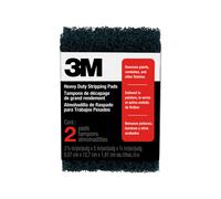 3M Heavy Duty Stripping Pads, 2 Count, 3-3/4 in x 6 in, Tough & Durable, Removes Paint, Varnish, Wallpaper Paste & Other Finishes Without Scratching Or Gouging The Surface (10112NA)