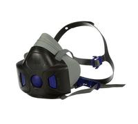 3M Hf-802 Secure Click Half Mask Medium Black Size MEDIUM