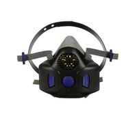3M Hf-803Sd Secure Click Speaking Diaphragm Half Mask Large Black Large