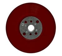 3M High Performance Back-Up Pad, 115 mm, M14, Flat, Soft - Red, 1 Pad/Box