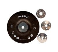 3M™ High Performance Back-Up Pad, Black, 180 mm, M14, Flexible, 1 Pad / Box