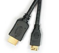Loops 3m High Speed HDMI Type A-C Mini Male to Plug Cable - Video Camera HD & 4K Lead