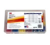 3M Highland Terminal Kit HTK-1 includes ring fork butt splice and disconnects refillable compact portable durable 1 Kit of 180 pieces