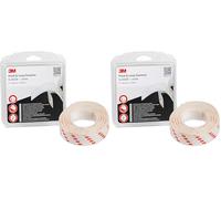 3M Hook & Loop Reclosable Fastener SJ352Bwt - Offers a Simple Alternative to zips, Screws, Snaps, Hooks, Bolts and More - Best Suited for Indoor use - 2 x 25mm x 1.25m, White (1 Blisterpack)