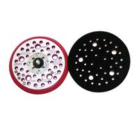 3M Hookit Clean Sanding Low Profile Disc Pad 20353, Hook and Loop Attachment, 5' Diameter x 3/8' Thick, 5/16'-24 External Thread, 44 Holes, Red