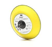 3M Hookit Disc Pad - For Hook and Loop Discs - Use With Random Orbital Sanders, Rotary Sanders, Angle Grinders - 3" x 1/2" x 5/16-24 External - 2700