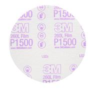 3M Hookit Finishing Film Abrasive Disc 00950, 6 in, 1500+ Grade, 100 Pack, Clear Coat Sanding, Paint Finishing, Defect Removal, Tear Resistant
