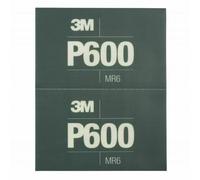 3M Hookit Flexible Abrasive Hand Sheet 270J 139 mm x 172 mm P600 34339 Qty 25