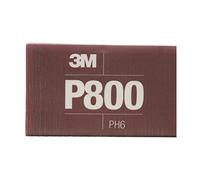 3M Hookit Flexible Abrasive Hand Sheet 270J, 34340, P800, 5.5 in x 6.8 in, 25 sheets per carton